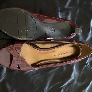 Etienne Aigner maroon high heels